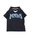 Monnalisa Babies'  Toddler Boy T-shirt Midnight Blue Size 6 Cotton