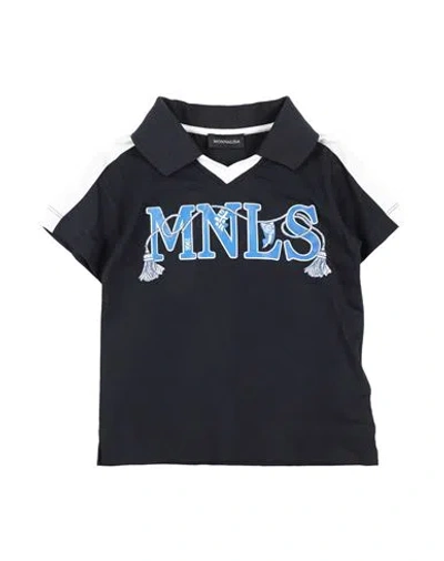Monnalisa Babies'  Toddler Boy T-shirt Midnight Blue Size 6 Cotton