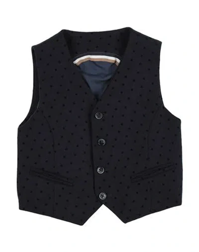 Monnalisa Babies'  Toddler Boy Tailored Vest Midnight Blue Size 6 Wool, Polyester