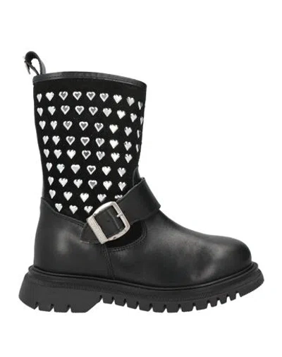 Monnalisa Babies'  Toddler Girl Ankle Boots Black Size 10c Leather
