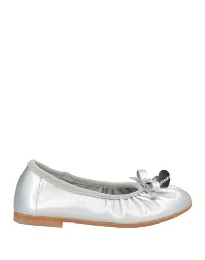 Monnalisa Babies'  Toddler Girl Ballet Flats Silver Size 10c Calfskin