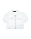 Monnalisa Toddler Girl Blazer White Size 7 Polyamide, Cotton, Viscose In White