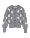 Monnalisa Toddler Girl Cardigan Grey Size 6 Wool In Gray