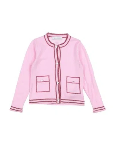 Monnalisa Babies'  Toddler Girl Cardigan Pink Size 6 Cotton