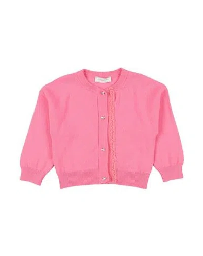 Monnalisa Babies'  Toddler Girl Cardigan Pink Size 7 Wool