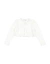 Monnalisa Toddler Girl Cardigan White Size 3 Cotton In White