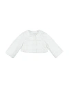 Monnalisa Toddler Girl Jacket Off White Size 6 Polyester, Polypropylene In Off White