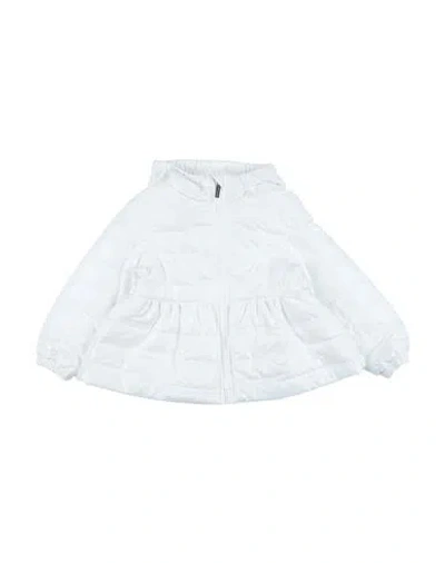 Monnalisa Babies'  Toddler Girl Jacket White Size 5 Polyester, Polypropylene