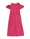 Monnalisa Toddler Girl Jumpsuit Fuchsia Size 6 Polyester, Elastane In Pink