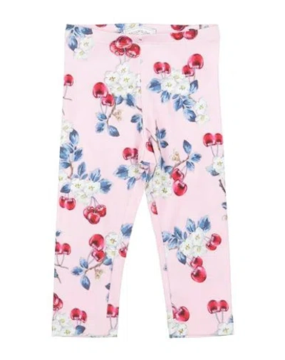 Monnalisa Babies'  Toddler Girl Leggings Pink Size 6 Cotton, Elastane