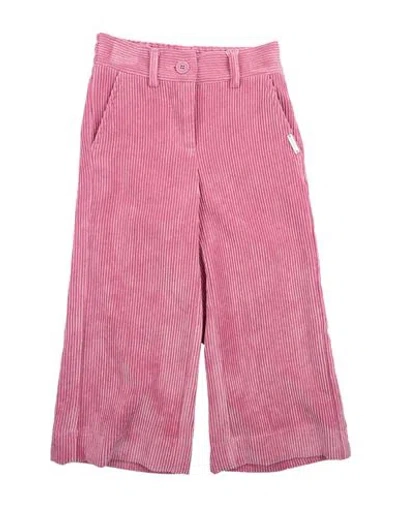Monnalisa Babies'  Toddler Girl Pants Antique Rose Size 7 Polyacrylic, Polyamide, Elastane In Pink