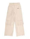 Monnalisa Toddler Girl Pants Beige Size 6 Cotton, Polyamide, Elastane In Beige