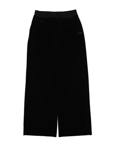 Monnalisa Babies'  Toddler Girl Pants Black Size 6 Polyester, Elastane