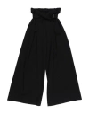 Monnalisa Toddler Girl Pants Black Size 6 Viscose, Polyamide, Elastane In Black