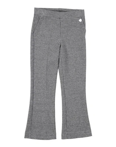 Monnalisa Babies'  Toddler Girl Pants Black Size 6 Cotton, Polyester, Polyamide, Elastane