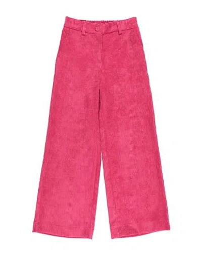 Monnalisa Babies'  Toddler Girl Pants Fuchsia Size 7 Polyester In Pink