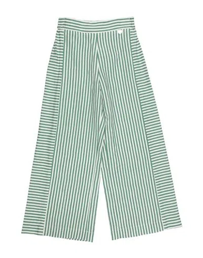 Monnalisa Babies'  Toddler Girl Pants Green Size 5 Viscose, Polyester