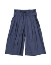 Monnalisa Toddler Girl Pants Navy Size 6 Cotton In Navy
