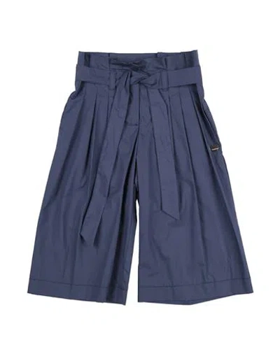 Monnalisa Babies'  Toddler Girl Pants Navy Size 6 Cotton