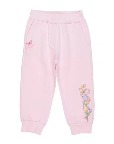 Monnalisa Babies'  Toddler Girl Pants Pink Size 3 Cotton, Elastane