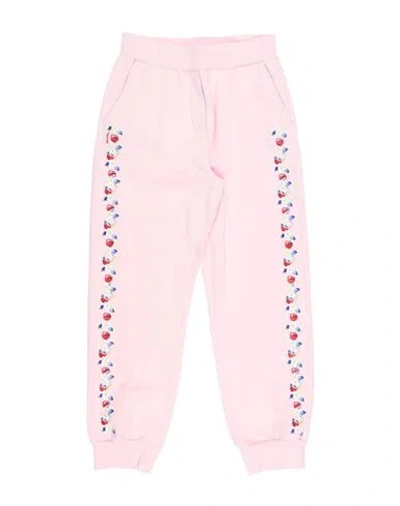 Monnalisa Babies'  Toddler Girl Pants Pink Size 6 Cotton, Elastane