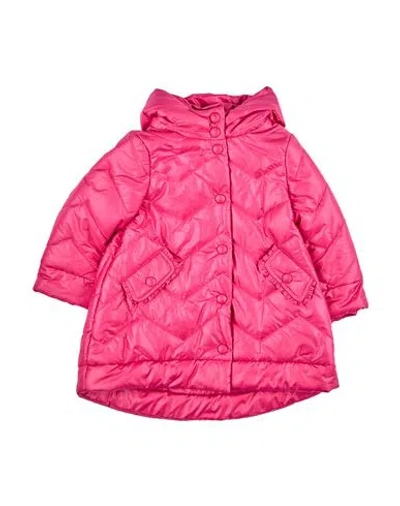 Monnalisa Babies'  Toddler Girl Puffer Fuchsia Size 6 Polyester In Pink