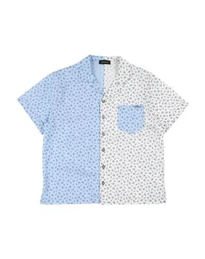 Monnalisa Babies'  Toddler Girl Shirt Light Blue Size 6 Cotton, Elastane In Multi