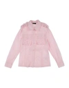 Monnalisa Toddler Girl Shirt Pink Size 7 Cotton In Pink