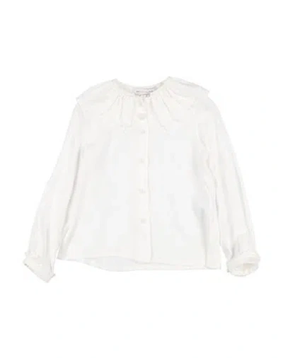 Monnalisa Babies'  Toddler Girl Shirt White Size 7 Viscose