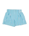 Monnalisa Toddler Girl Shorts & Bermuda Shorts Azure Size 7 Viscose, Polyester In Blue