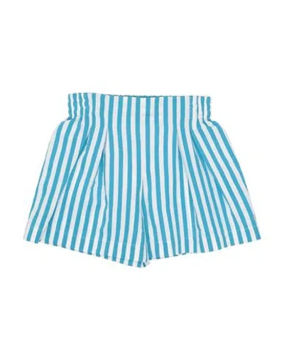 Monnalisa Babies'  Toddler Girl Shorts & Bermuda Shorts Azure Size 7 Viscose, Polyester In Blue