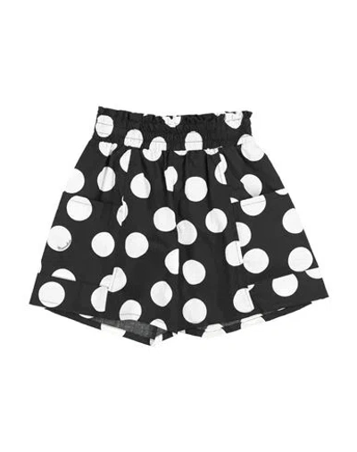 Monnalisa Babies'  Toddler Girl Shorts & Bermuda Shorts Black Size 6 Cotton