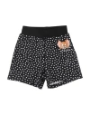 MONNALISA MONNALISA TODDLER GIRL SHORTS & BERMUDA SHORTS BLACK SIZE 6 COTTON, ELASTANE