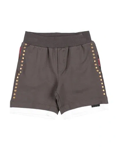 Monnalisa Babies'  Toddler Girl Shorts & Bermuda Shorts Charcoal Size 6 Cotton, Elastane In Grey