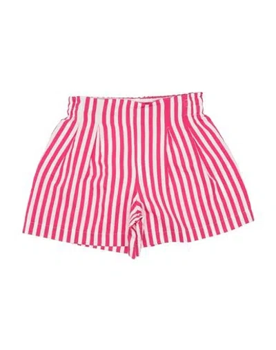 Monnalisa Toddler Girl Shorts & Bermuda Shorts Fuchsia Size 5 Viscose, Polyester In Pink