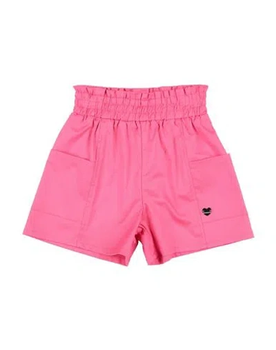 Monnalisa Babies'  Toddler Girl Shorts & Bermuda Shorts Fuchsia Size 6 Cotton, Elastane In Pink