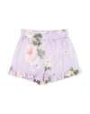 Monnalisa Babies'  Toddler Girl Shorts & Bermuda Shorts Lilac Size 5 Cotton In Purple