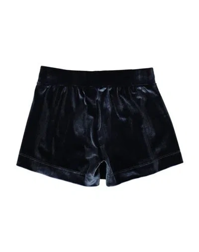 Monnalisa Babies'  Toddler Girl Shorts & Bermuda Shorts Navy Size 5 Polyester, Elastane In Navy Blue