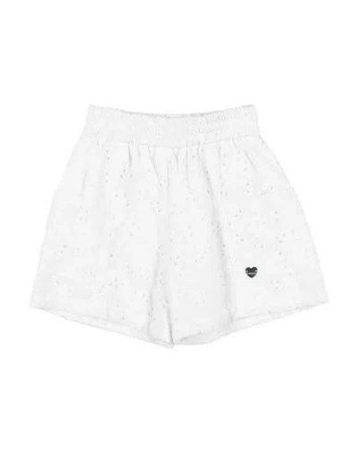 Monnalisa Babies'  Toddler Girl Shorts & Bermuda Shorts White Size 6 Cotton