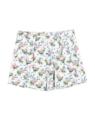 Monnalisa Babies'  Toddler Girl Shorts & Bermuda Shorts White Size 6 Cotton, Elastane