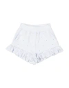 Monnalisa Toddler Girl Shorts & Bermuda Shorts White Size 6 Cotton, Elastane In White