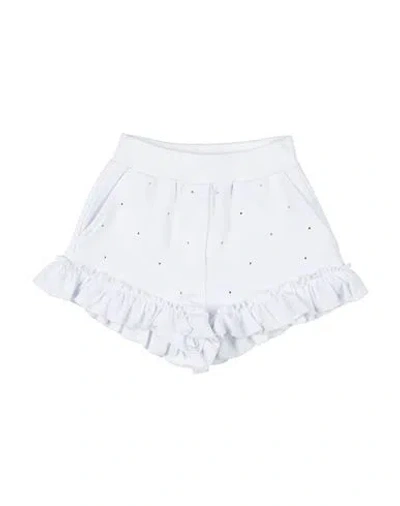 Monnalisa Babies'  Toddler Girl Shorts & Bermuda Shorts White Size 6 Cotton, Elastane