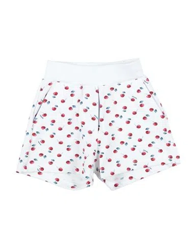 Monnalisa Babies'  Toddler Girl Shorts & Bermuda Shorts White Size 3 Cotton, Elastane