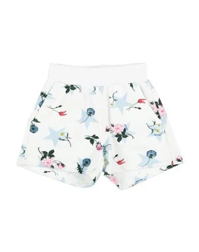 Monnalisa Babies'  Toddler Girl Shorts & Bermuda Shorts White Size 7 Cotton, Elastane