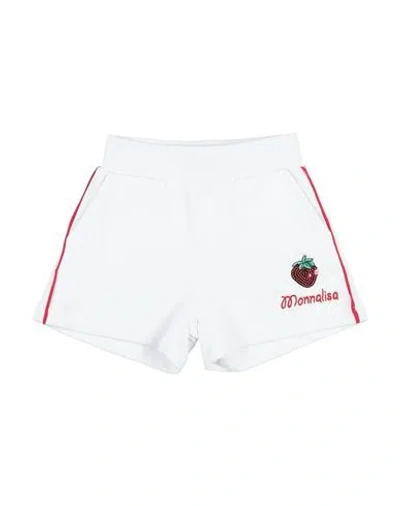 Monnalisa Babies'  Toddler Girl Shorts & Bermuda Shorts White Size 7 Cotton, Elastane