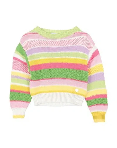 Monnalisa Babies'  Toddler Girl Sweater Acid Green Size 6 Cotton