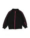Monnalisa Babies'  Toddler Girl Sweatshirt Black Size 5 Cotton, Polyester