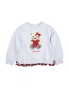 Monnalisa Teddy Bear-print Cotton Sweatshirt In White