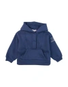 Monnalisa Babies'  Toddler Girl Sweatshirt Navy Size 7 Cotton, Polyester In Blue