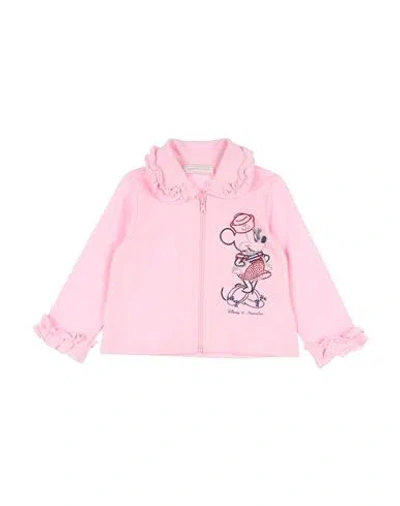 Monnalisa Babies'  Toddler Girl Sweatshirt Pink Size 3 Cotton